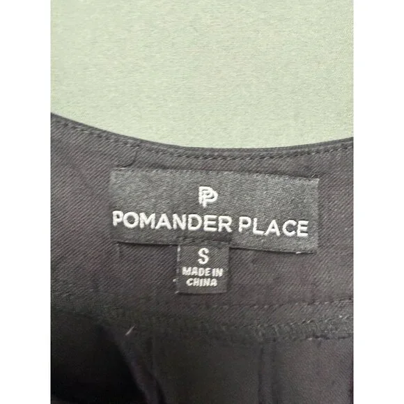 Pomander Place Tuckernuck Black Finley Flutter Sleeve Mini Dress Cotton Size S - Picture 3 of 6